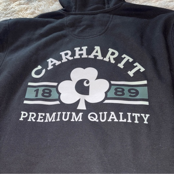 Cahartt Shamrock Hoodie Loose Fit size Small NWT - Picture 4 of 8